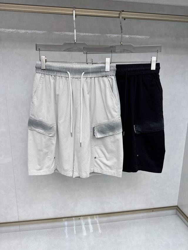 Balenciaga 2025Ss Multi-Pocket Loose Work Shorts Drawstring Versatile Men's Casu