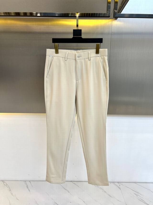 lv 25 Spring And Summer New Business Casual Trousers Rolled-Up Cropped Trouse