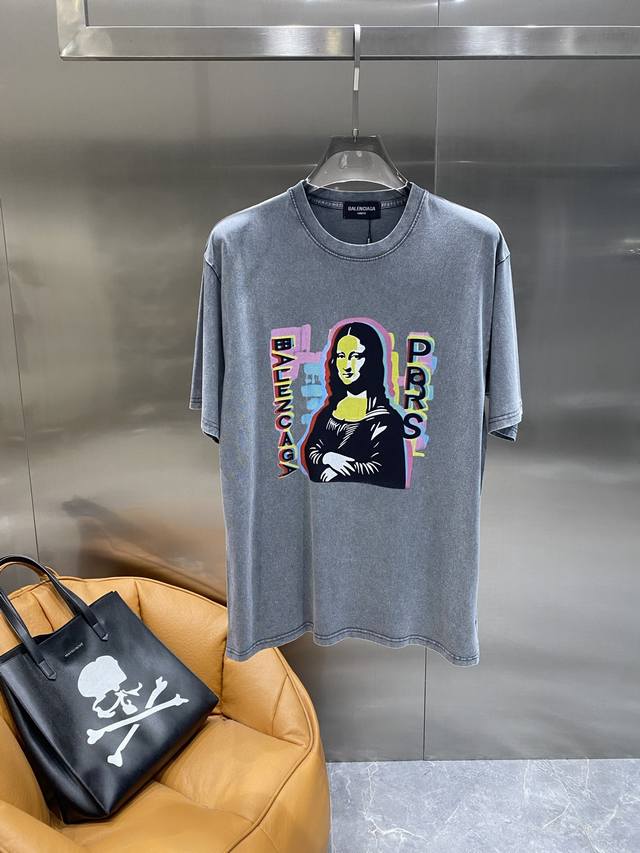 Parisian Home Balenciaga T-Shirt Summer Art Trend New Fashion The Old Grey Body