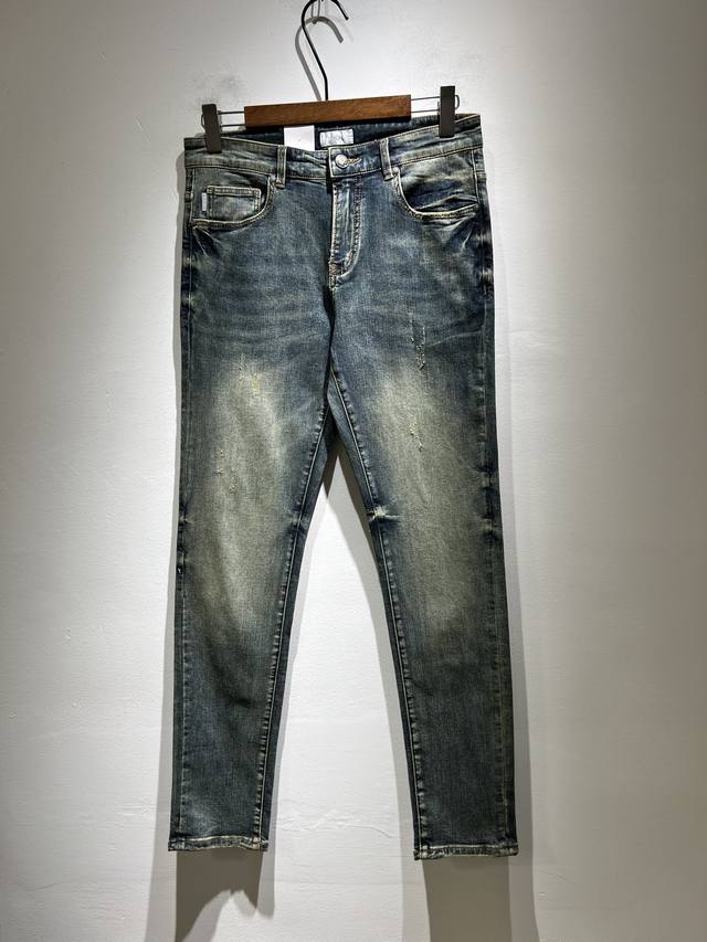 dio*R Dj 2025 Spring And Summer Men's Washed Straight Jeans Trading Company C