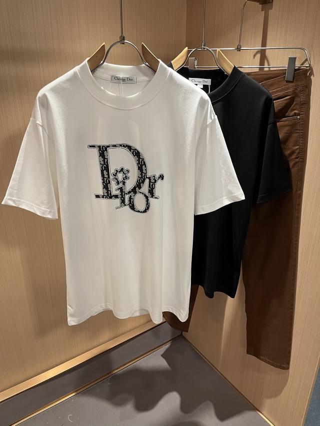 dio*Dijia 2025 Spring And Summer New Men's And Women's Short-Sleeved T-Shirts