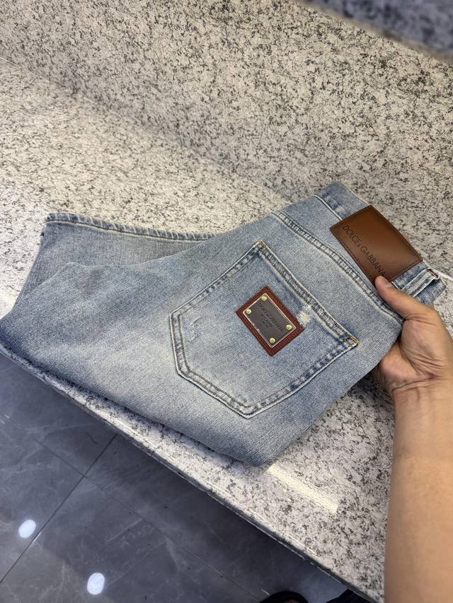 Dolce & Gabbana & Spring And Summer Counter Retro Color Denim Shorts Hot Sale Of