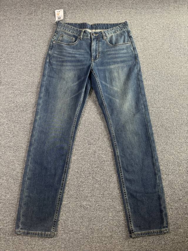 bbr Burberry 2025Ss Spring And Summer New Slim Straight Jeans Perfect Washing