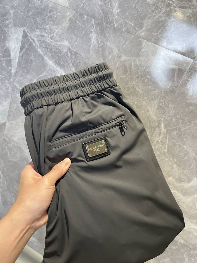 dg Dolce & Gabbana New Arrival 2025 New Casual Pants Imported High-Density Cu