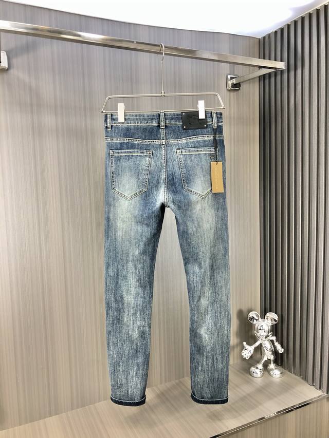 burberry Burberry 2025 Spring And Summer Latest Men's Jeans New Products Heav