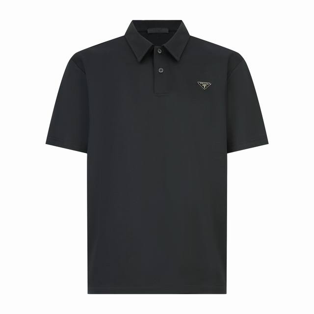 Exclusive Supply Pra Mercerized Double-Sided Hand-Sewn Metal Label Polo Shirt Fa