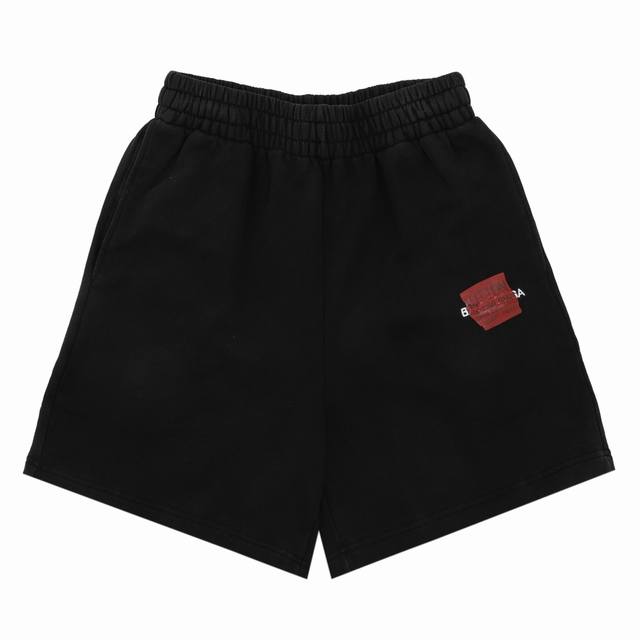 balenciaga Balenciaga Tape Logo Embroidered Washed Shorts Size Xs-L