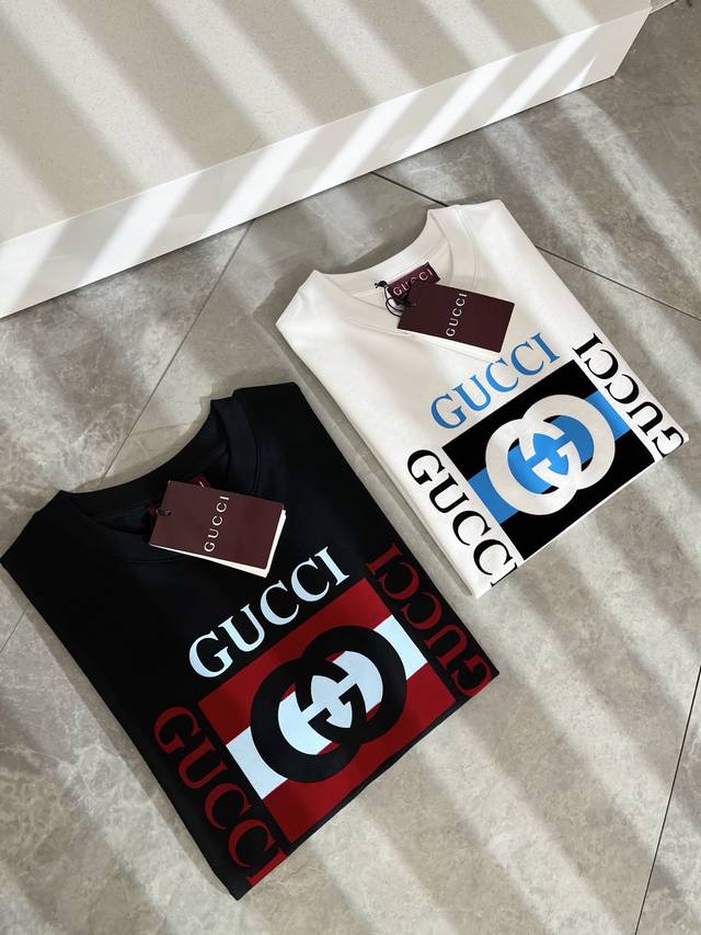 gucc*Gujia 2025 Spring And Summer New Unisex Couple Style Casual Loose Cotton