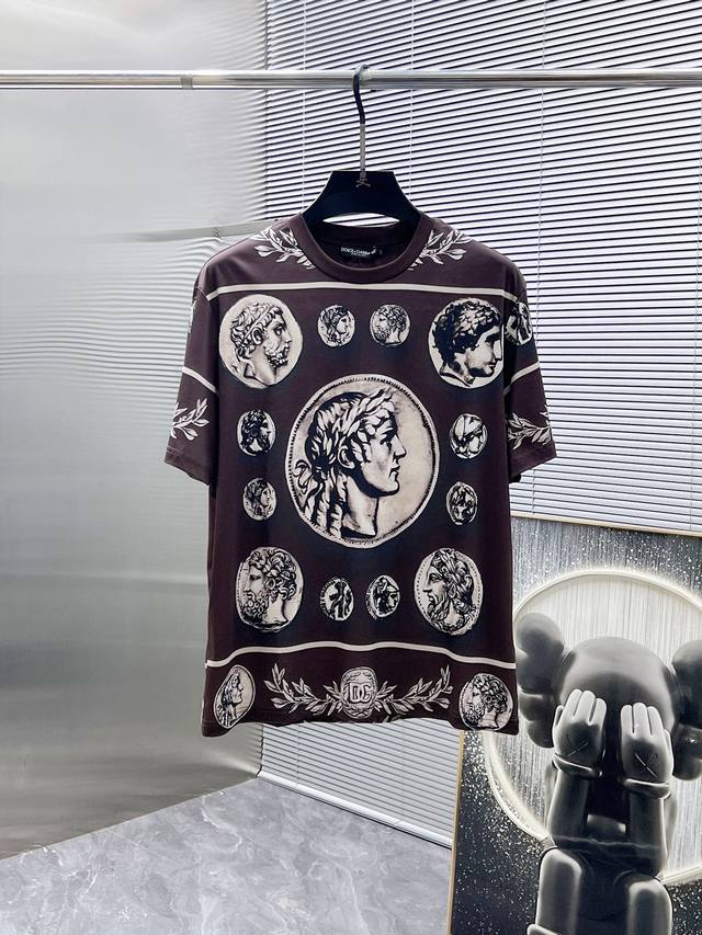 Dolce & Gabbana Dg 2025Ss New Summer Short-Sleeved T-Shirt Short-Sleeved Round N