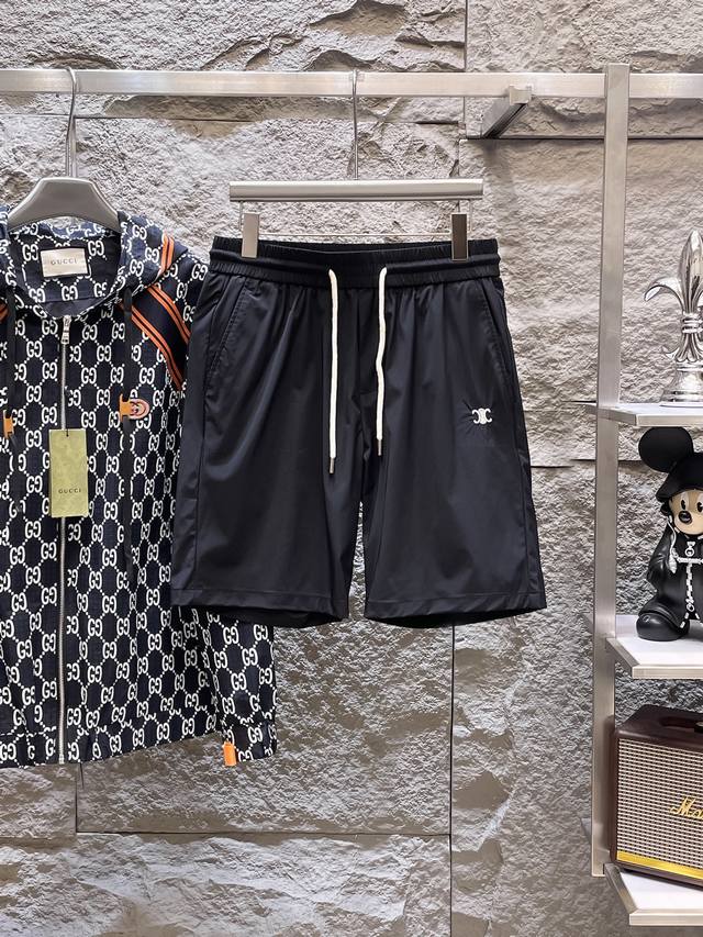 celine 2025 Spring And Summer New Shorts, Fashionable Casual Pants, Classic B