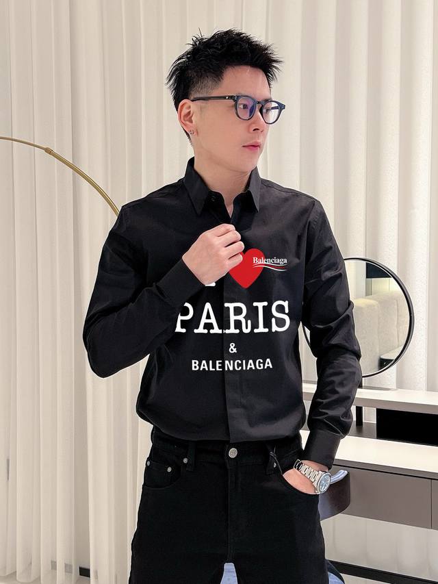 The Latest Men's Must-Have Shirt From Balenciaga. 100% Natural Cotton, Comfortab