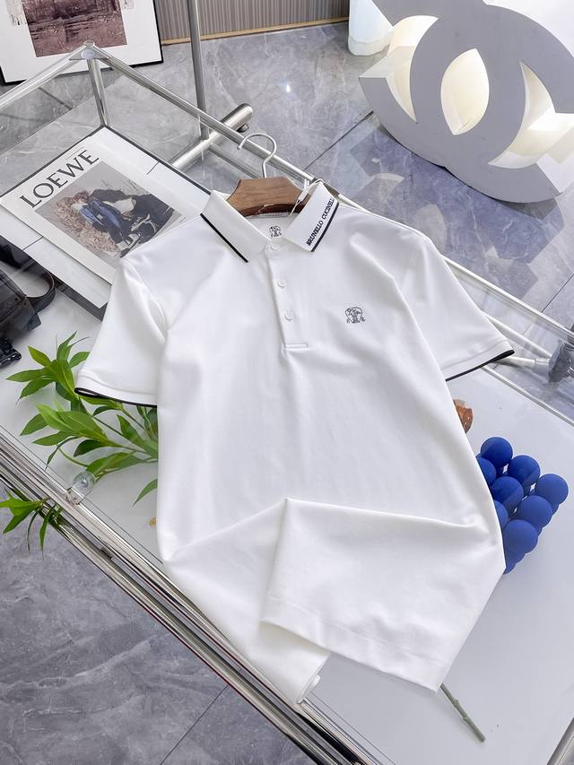 New Arrival In Spring Bc 2025Ss New Summer Style Letter Logo Men's Lapel Polo Sh