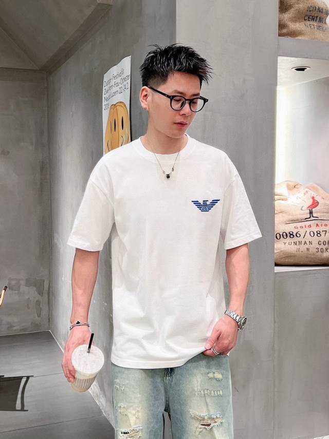 Ajia 2025 Spring And Summer New Release Counter Latest Short-Sleeved Round Neck