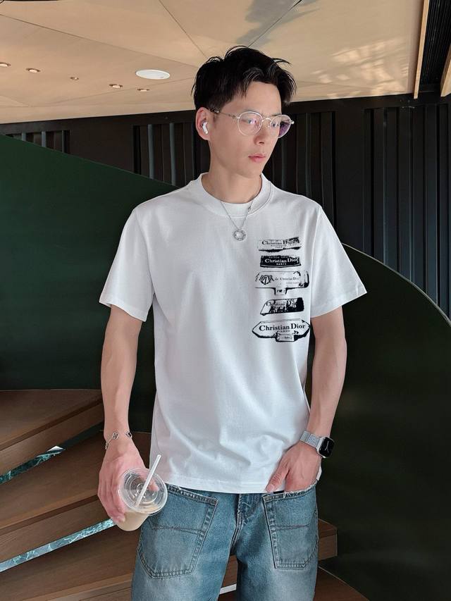 Dijia 2025 Spring And Summer New Release Counter Latest Short-Sleeved Round Neck
