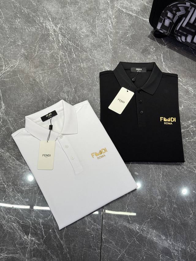 fend*I Little Monster's Classic Polo Shirt. This Polo Shirt Is Made Of Mercer