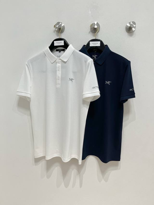 New Arrival In The Spring Arc'teryx 2025Ss New Summer Letter Logo Men's Lapel Po