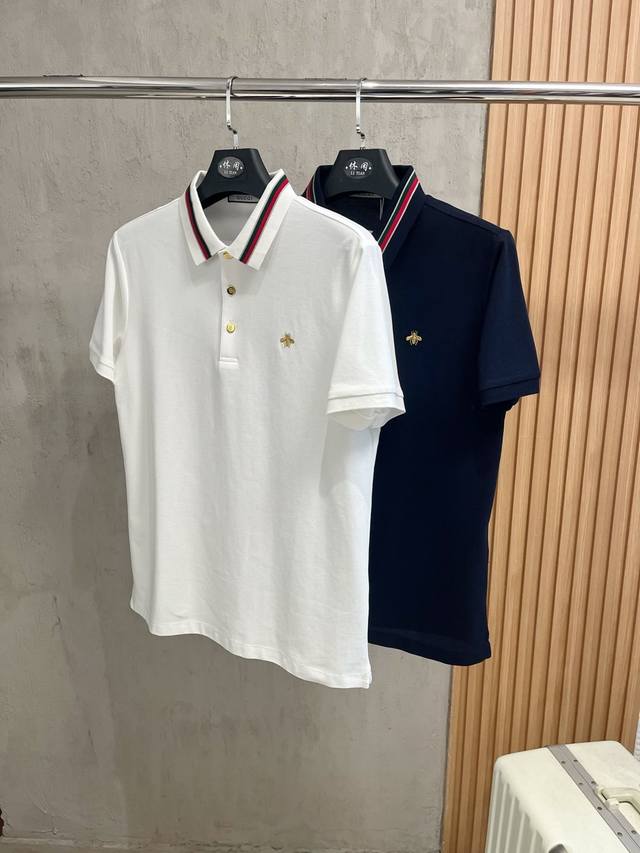 New Arrival In The Spring, Gucci 2025Ss New Summer Letter Logo Men's Lapel Polo