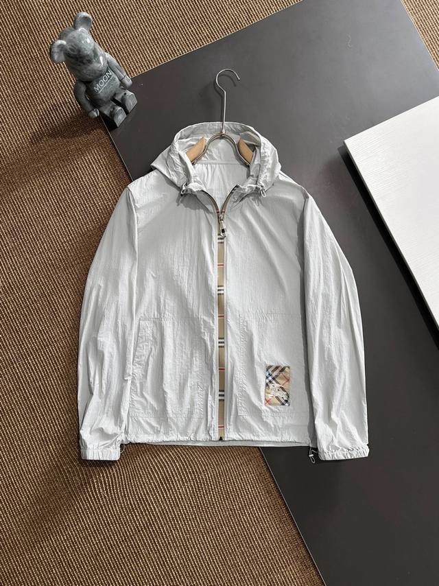 Burberry 2025 Spring And Summer New Men's Sun Protection Clothing Lightweight Ja