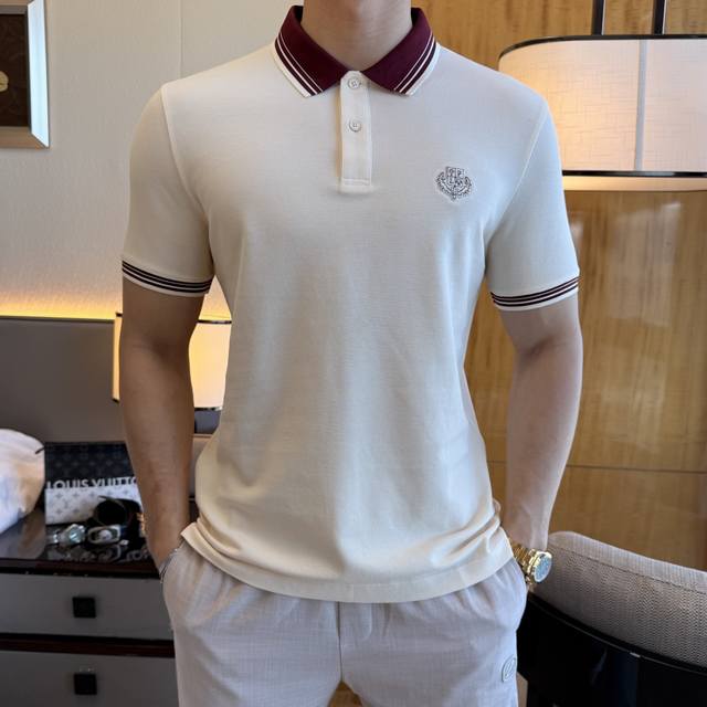 lp Nuoyou 2025Ss Spring And Summer New Polo Neck Short Sleeve Series Selected