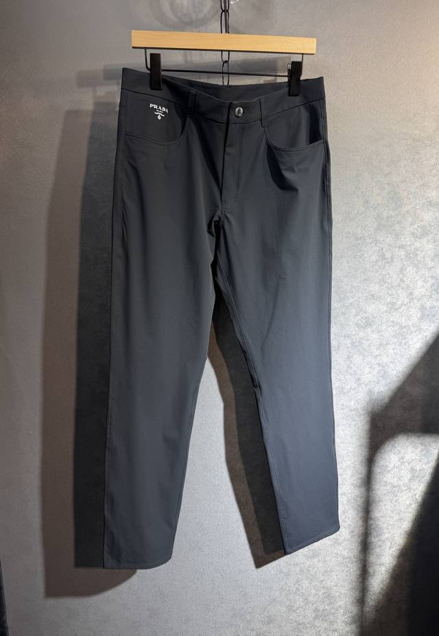 prada Prada 2025 Ss Sports Casual Trousers. The Fabric Is Comfortable And Bre