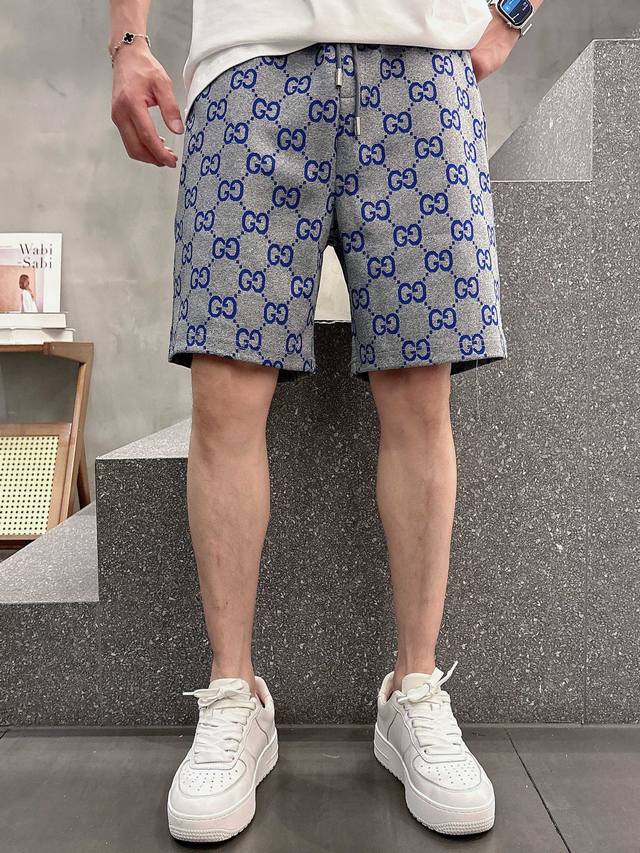 gucci 2025 Spring And Summer New Men's Casual Shorts, High-End Goods, Simple,