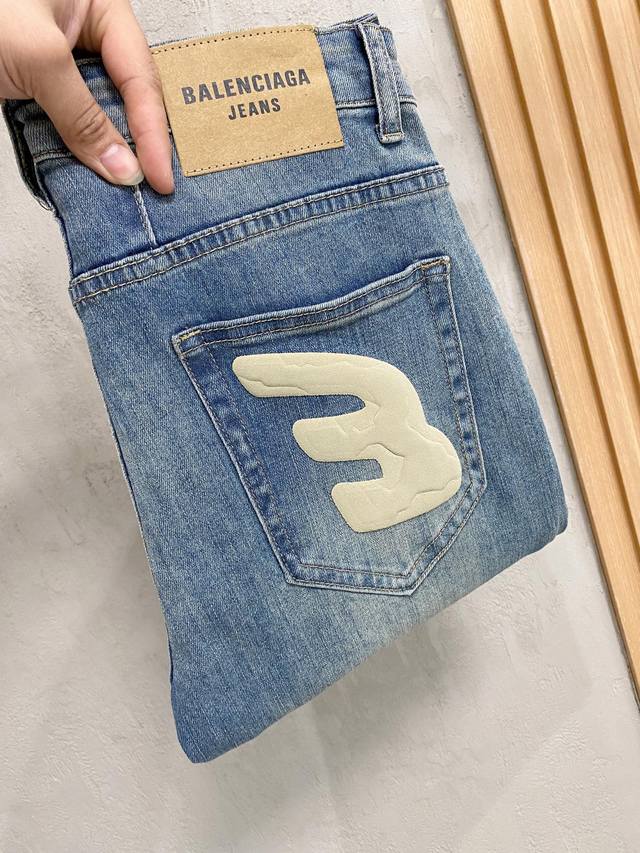 Balenciaga 2025Ss Four Seasons Jeans Customized Full Set Of Hardware New Brand D