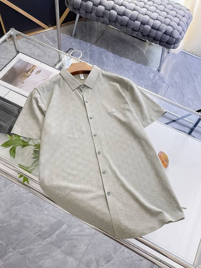 Dior 25Ss New Spring And Summer Lapel Polo Selected Tencel Cotton Satin Cotton M