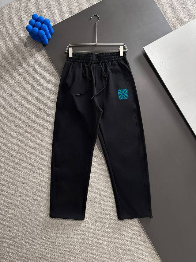 Next-Day Delivery Loewe 2025 Spring And Summer New Elastic Casual Pants Thin Sty