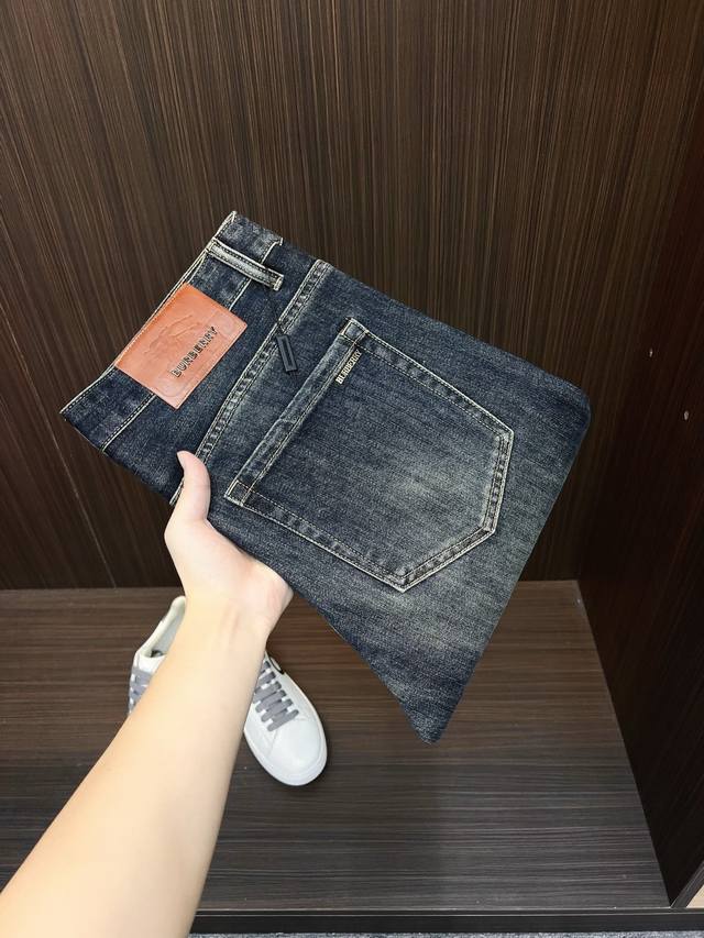 burberry Burberry Men's Denim Jeans Official Announcement Album Poster Outfit