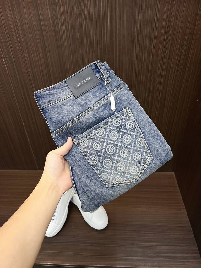 Givenchy 2025Ss New Summer Original High-End Hot-Selling Denim Shorts Super Cust