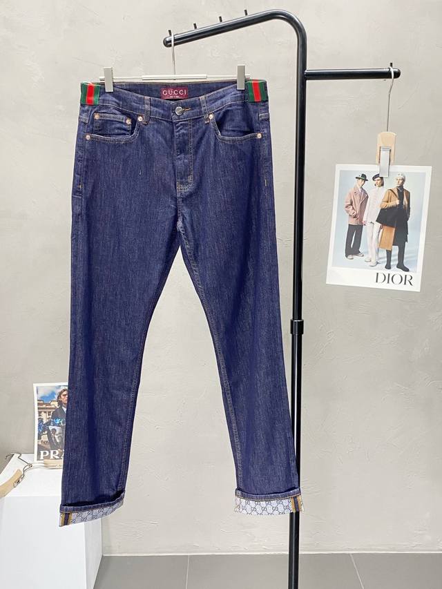 gucci Exclusive New Jeans High-End Version Custom-Made For The Counter Fabric