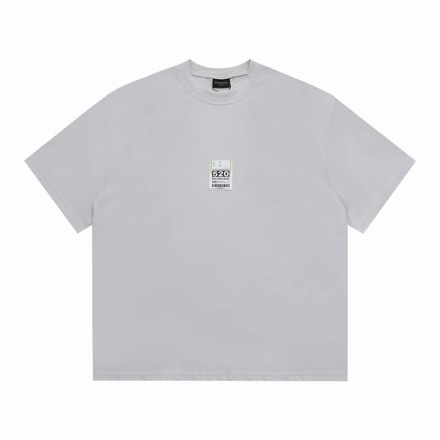 High-End Quality Balenciaga Original High-Weight Yarn Cotton Fabric Sticker Feel