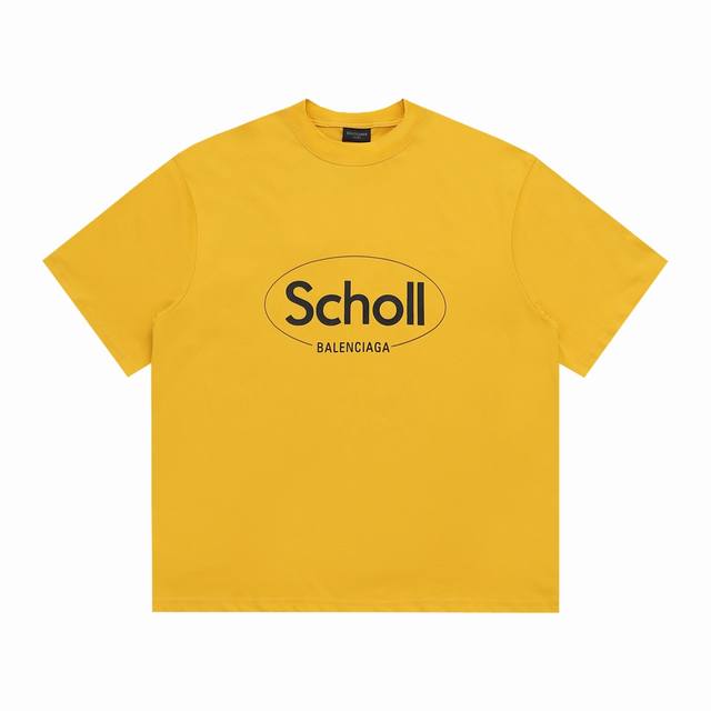 balenciaga Paris Balenciaga Scholl Joint Series Letter Short Sleeves Using Th