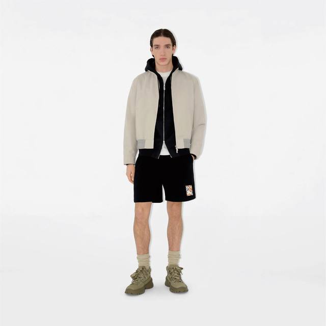 burberry.Burberry Summer New Men's Plaid Label Applique Ice Oxygen Cotton Cas