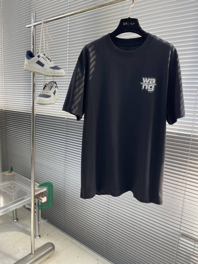 wang Alexander Wang 25Ss Spring/Summer Series Round Neck T-Shirt Size: M-5Xl