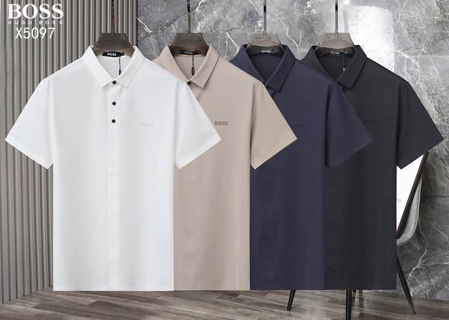 boss 2025 Spring And Summer Latest Short-Sleeved Shirt, Casual And Fashionabl