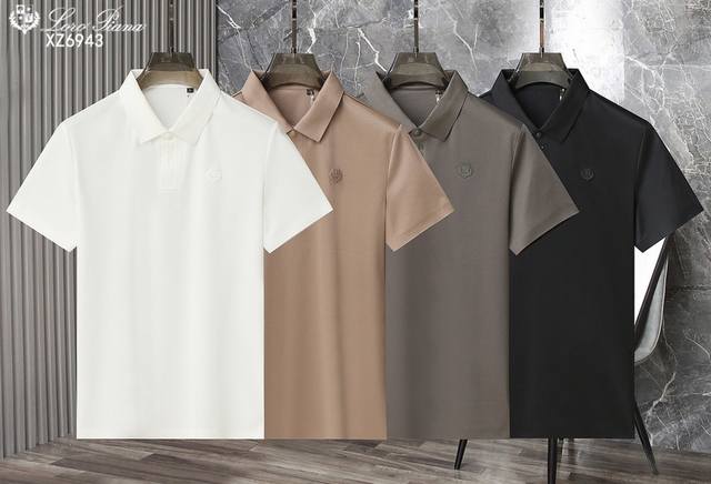 lp Nuoyou Pianya 2025 Spring And Summer Latest Short-Sleeved Polo Shirt Lapel