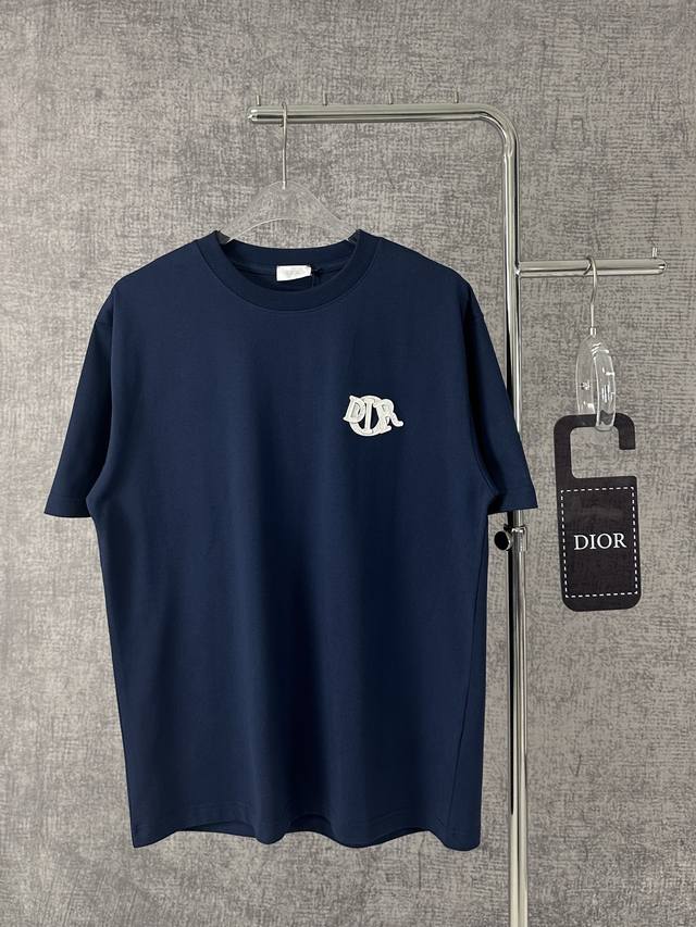 y150S250Dior 2025 New Limited Edition Short-Sleeved T-Shirt With Embroidered