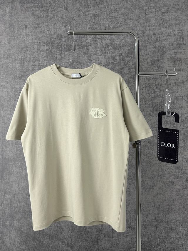 y150S240Dior 2025 New Limited Edition Short-Sleeved T-Shirt With Embroidered