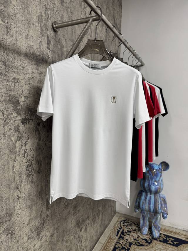 New 25Ss Bc Latest Short-Sleeved Original Custom Xinjiang Long-Staple Cotton Fab