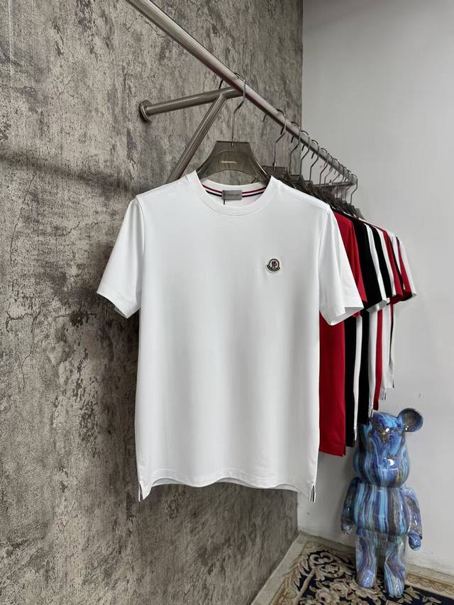 New 25Ss M's Latest Short-Sleeved Original Custom Xinjiang Long-Staple Cotton Fa