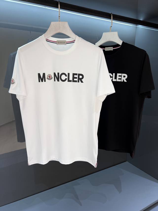New Product Jy-High-End Boutique Mon*Ler Men's Round Neck Short-Sleeved T-Shirt