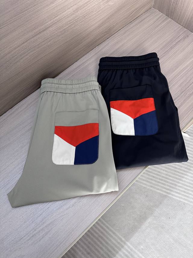 mon Monkou 2025 Summer Thin Classic Versatile Elastic Waist Straight Casual P