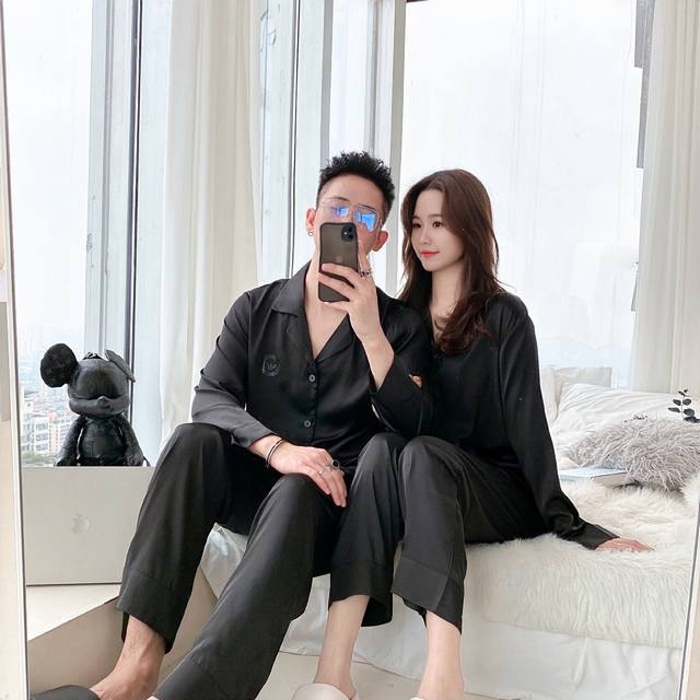 Original Popular Armani High-End Home Wear Suits, Long Sleeves And Long Pants, U