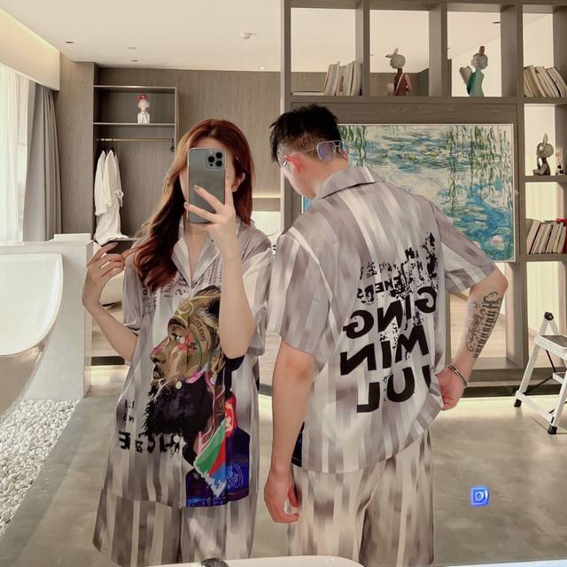 Paijia's New Hot Style, The Hottest High-End Home Wear Suit, Short-Sleeved Short