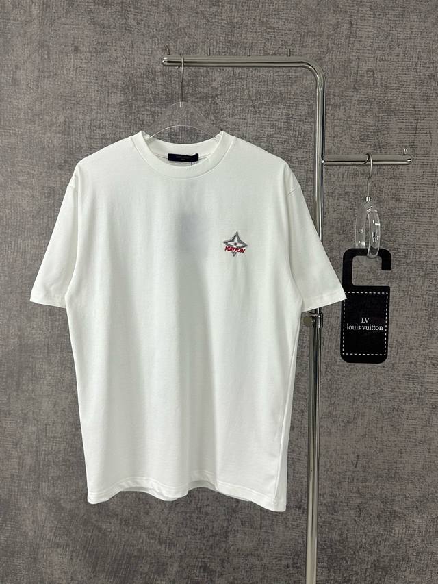 y150S250Louis Vuitton 2025 Spring/Summer New Short-Sleeved Embroidered Letter