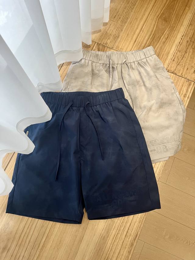 balen*Ciga Balenciaga 25Th Summer New Casual Shorts Brand Letter Logo Casual