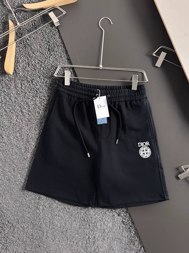 dio*Stone Island 25 Early Spring New Joint Embroidered Shorts The Joint Serie