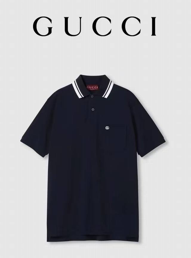 g New Polo Shirt, 220G Cotton, Classic Style, Chest Pocket, Logo Embroidery,