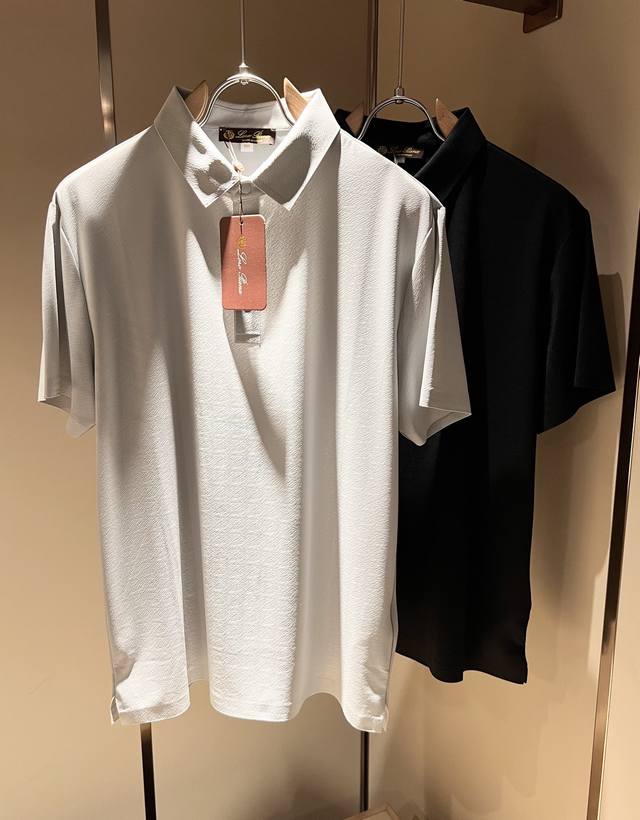 loro Piana 2025 Spring And Summer Men's Latest Trade Order Polo Shirt Full Ap